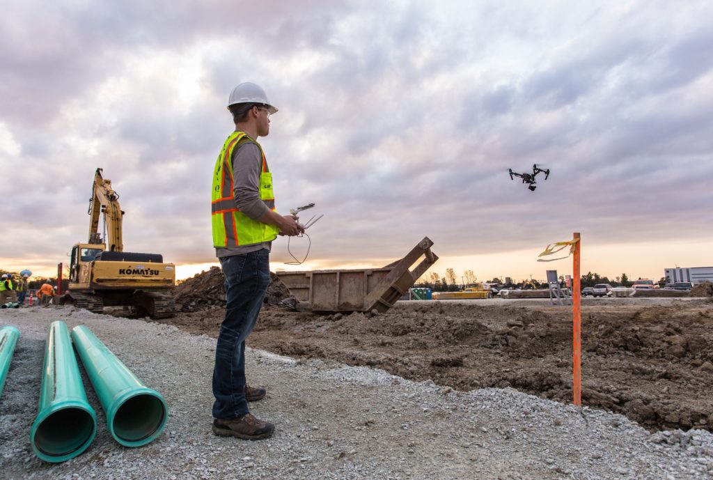 use of drones in construction